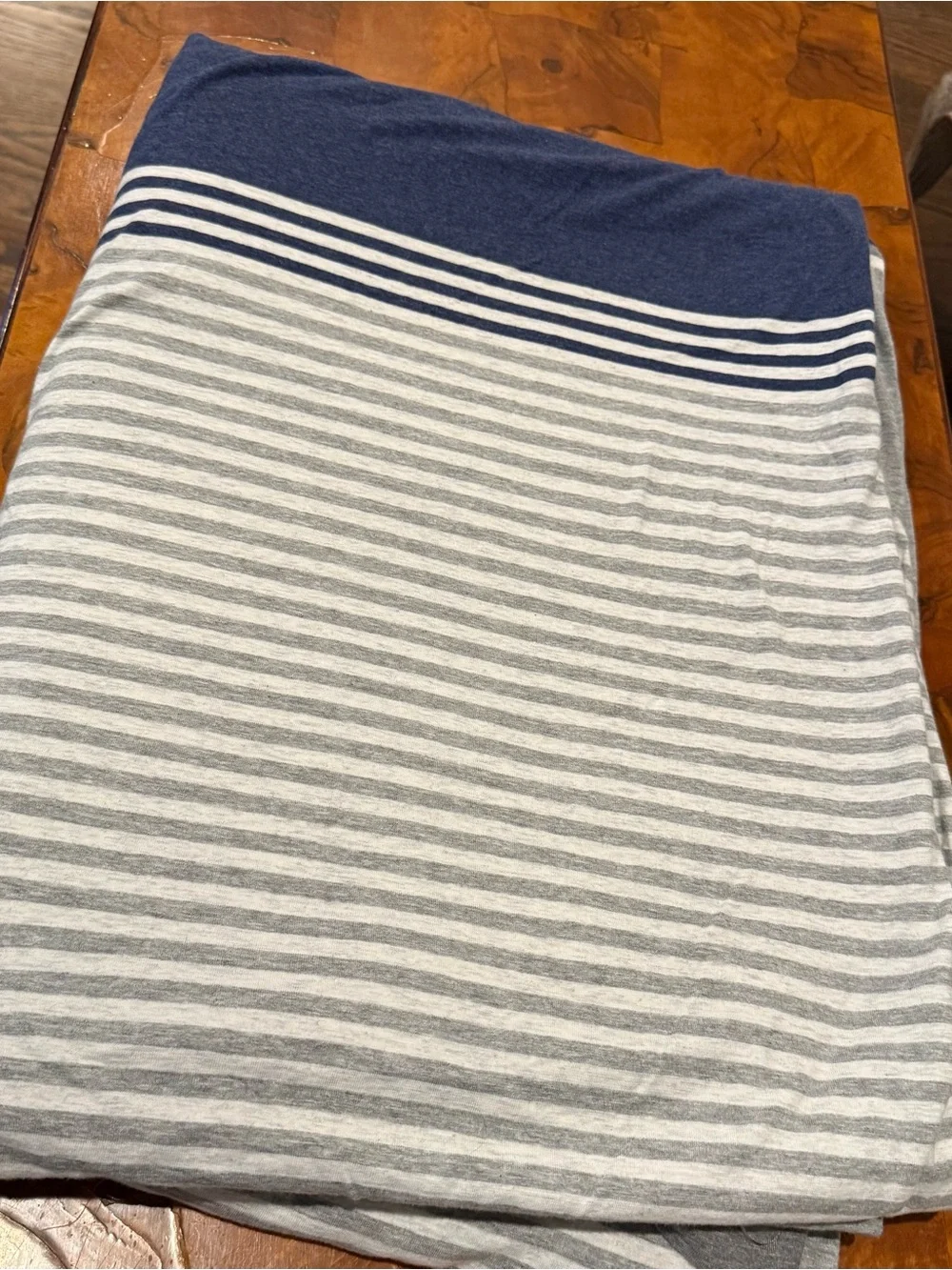 Pottery Barn Teen Beachstone duvet and sham twin XL super soft jersey like new